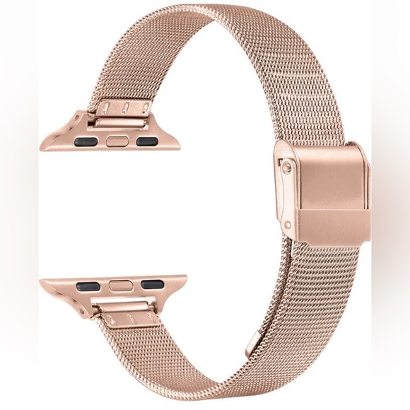 BRAND NEW! Posh Tech Replacement Band for Apple Watch, Rose Gold, 38mm 40mm 41mm - Picture 2 of 7